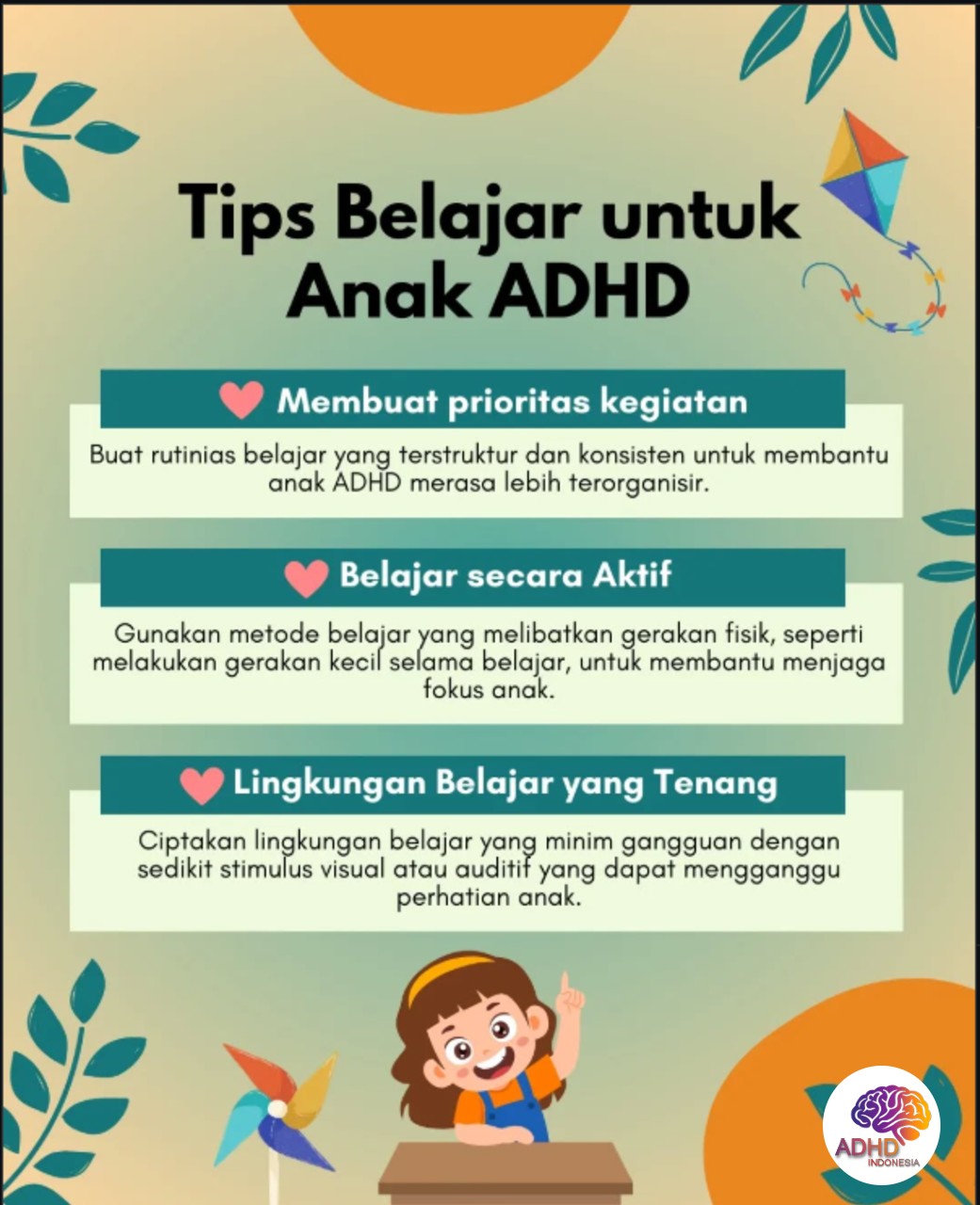 Strategi Belajar yang Cocok untuk Anak ADHD di Kabupaten Tambrauw